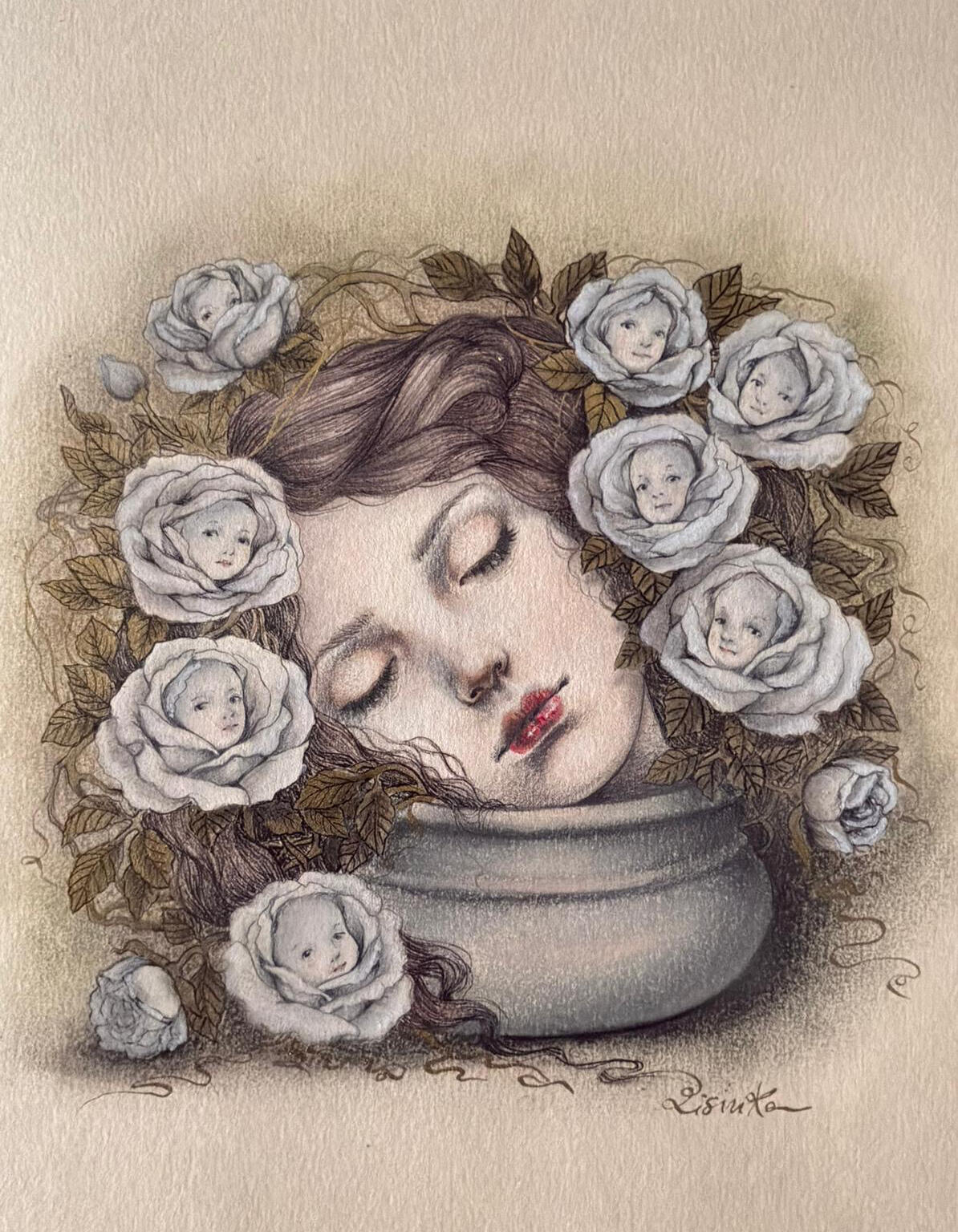 ROSÆTERNA for HAUNTED BEAUTY ~ Group Exhibition @poetictigergallery