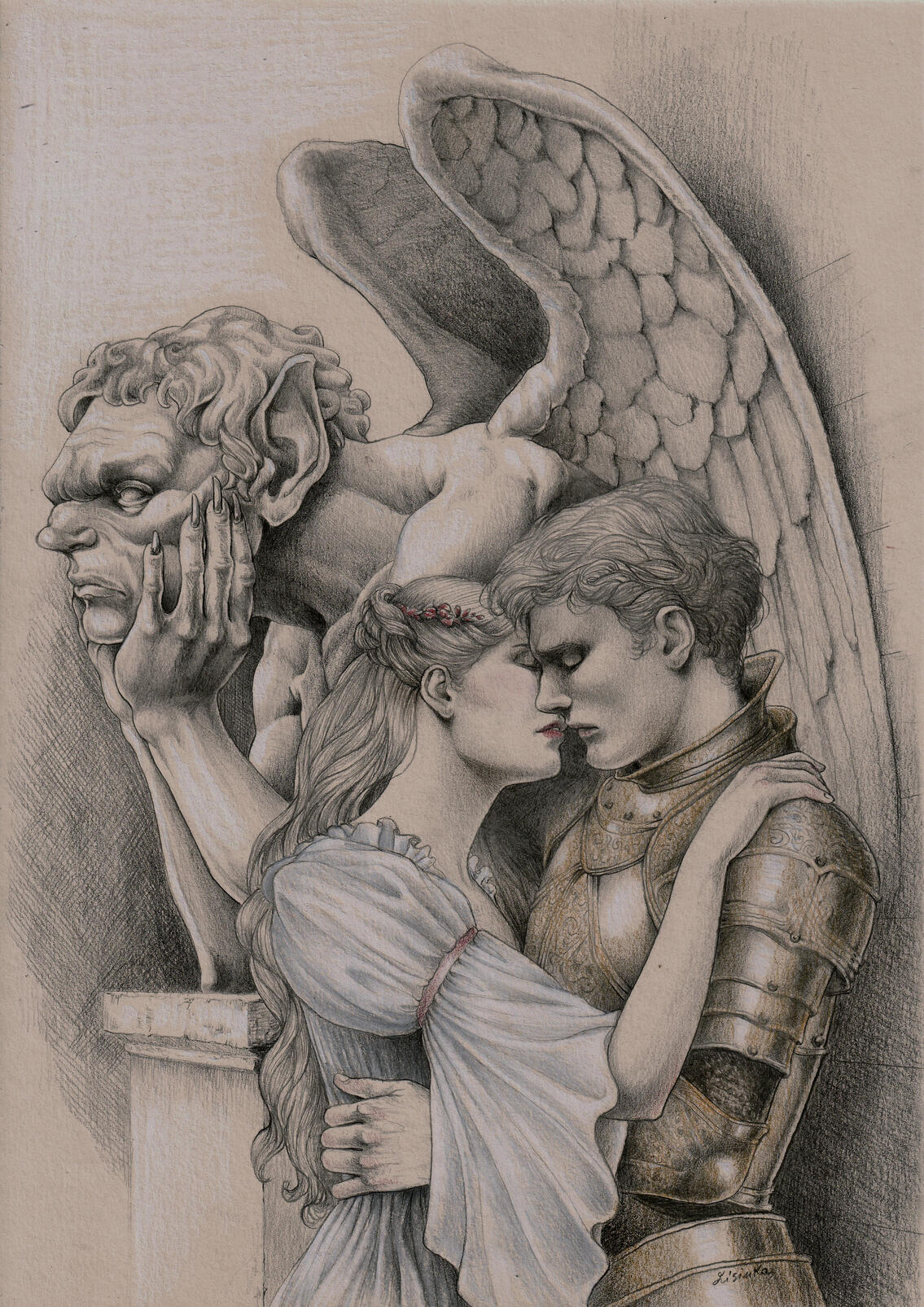 My dear Enemy - graphite+carbothello